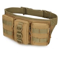 Waterproof Oxford Men Fanny Pack Tactical Military Army Waist Bag Hiking Outdoor Camping Shoulder Bum Belt Bum Sport Chest Bags