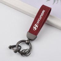 Car Keychain Portable Gift Pendant Key Rings Styling Accessories For Hyundai Tucson Accent Elantra Santa fe Sonata I40 ix25 ix35