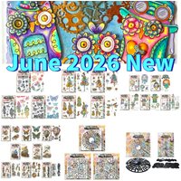 June 2026 New Steampunk Coglight Relics Metal Cutting Dies Clear Stamps Stencil for DIY Scrapbook Craft Decoration Template