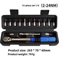 AliExpress NONE 15PCS Torque Wrench Set 1/4