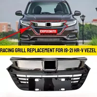 Fit for Honda HR-V / HRV / VEZEL 2019-2021 Racing Grills Front Upper Mesh Grill Car Accessories Auto Racing Grille
