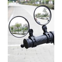 AliExpress 1/2/4PCS Universal Convex Rearview Mirror for Electric Bicycles Small round Mirror No Installation Needed Bike Accessory