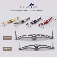HEIGHTEN 115mm/130mm Baitcasting Reel Handle Without Knob For Shimano & Daiwa Abu Bait Reel