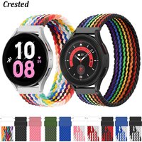 Geflochtenes Solo Loop-Band für Samsung Galaxy Watch 7/5/6/4 44 mm 40 mm/4 Classic 42 46 mm Armband 22 20 mm Correa Galaxy 5 45 mm Armband