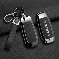 Zinc alloy leather car key cover key shell Chery Omoda 7 C7 S7 SHS PHEV 2026 2025 Omoda keychain key cover car accessories