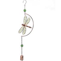 Dragonfly Wind Chimes Waterproof Beautiful Melody Iron Hanging Ornaments for Home Garden Balcony Decoration