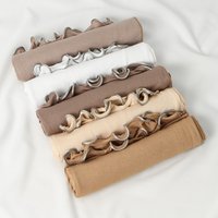 Modal Cotton Jersey Hijab Scarf for Women Stretch Shawl Plain Muslim Headscarf Fashion Solid Color Long Muffler Islam Turban