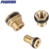 Garden Irrigation 3/8" 1/2" 3/4" 1" Internal & โExternal Thread Adapter Brass Water Tank Water Tower Pipe Drain Adapters 1 pc