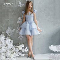 LORIE Sweet Luxury Dress For Girls Square Collar Girl Communion Birthday Gowns Tiered Child Ceremony Girl Dress Customized 2026