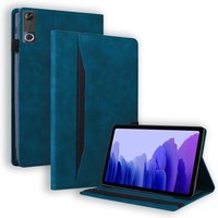 For Lenovo Legion Y700 (Gen 5) Case PU Leather Protective Folio Cover with Card Holder - Blue