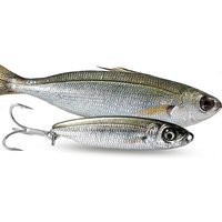 GOBAIT Metal Jig Lure 10g 18g Spoon 3D Eye Swimbait Treble Hooks Pesca Sinking Pencil Spinnerbait Fishing Tackle Artificial Bait