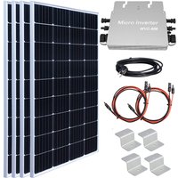 BOGUANG balcony power plants kit 400W/800W Solar Panles with 300W/600W Inverter Waterproof solar system for home complete kit