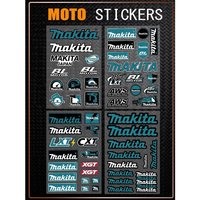 AliExpress Makita For MAKITA Universal Multi-Purpose Reflective Waterproof Stickers Scratch Conceal For Auto Bike Helmet Mug Fridge Decoration