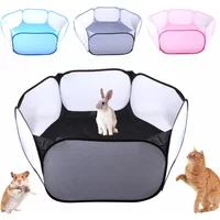 Foldable Hexagon Pet Fence Pet Fence Tent Rabbit Cage Hamster Guinea Pig Ferret Accessories