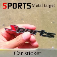 Car Sticker Fashion 3D Metal Sport Logo Car Truck Decor Pattern Badge Universal Sticker New hot boutique
