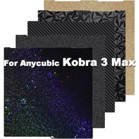 For Anycubic Kobra 3 Max Double Side Spring Steel Sheet PEY PEO PET PEI Build Plate For K3 Max Kobra 3 Max 3D Printer Hotbed