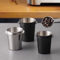 51/53/58mm Coffee Dosing Cup Stainless Steel Receiving Powder Cup For Espresso Machine Portafilter Grinder Coffee Accessories