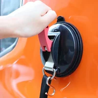 1/4PCS Multifunctional Heavy Duty Suction Cup Device Tie Tensioner Down Luggage Tarps Tents Camping Car Van with Securing Hook
