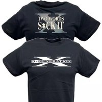 2026 new DX D Generation X Logo T-shirt - Classic Design - 100% Cotton - Short Sleeve - Men's and Women's Clothing (Retro Style)
