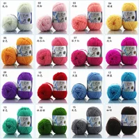 10 Balls/lot 500g Natural Soft Milk Cotton Yarn Baby Crochet Yarn Cashmere Thick Yarn for Knitting Wool Thread Wholesale