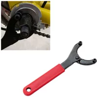 AliExpress Verstelbare Fiets Trapas Wrench Chain Wiel Crank Beugel Freewheel Wrench Reparatie Handig Remover Gereedschap