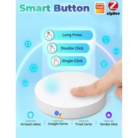 Zigbee Smart Button Scene Switch Voice Control Wireless Button Zigbee Devices For Smart Home Remote Control Home Assistant Z2M