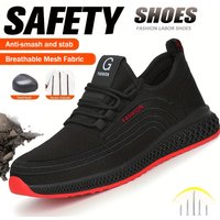 Anticrash-, durchtrittsichere, unzerstörbare Bergbau-Stiefel, Sicherheitsschuhe mit Stahlkappe für Männer, Gummisohle, Sicherheitsarbeitsstiefel für Männer.