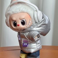 Suitable For 17cm Labubu Doll Bread Clothing Labubu Cotton Doll Doll Clothing Winter Cotton Clothing Doll Holiday Gifts