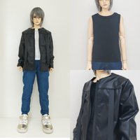 1/3 1/4 1/6 Maßstab Reine Baumwolle Weste Hübsche Lederjacke Freizeit Denim Hosen für Bjd Soldat Action Figur Körper Modell
