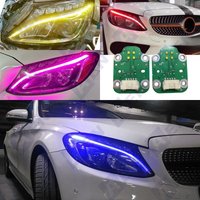 Upgrade DRL LED Boards For Mercedes W205 C Class W156 GLA W217 S Coupon RGB Daytime Running Light Module A2059060601