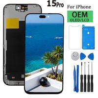 6.1'' OLED For Iphone 15 Pro LCD Display Touch Screen Digitizer Assembly For Iphone 15 Pro OELD LCD Screen Replacemeent