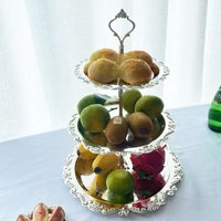 Cake display table cake tray fruit plate cosmetic jewelry storage box wedding holiday family gathering perfect for s