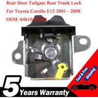 Car Rear Door Tailgate Rear Trunk Lock For Toyota Corolla E12 2001 2002 2003 2004 2005 2006 2007 2008 6461002050 64610-02050