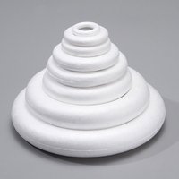 1Pcs White Foam Ring Polystyrene Round Wedding Party Round For Christmas Crafts 5/7/8/10/12/15/17/20cm DIY Handmade Wreath