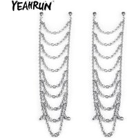 YEAHRUN Metall Anti-Rutsch-Schneekette für 120 mm/130 mm 1,9 Zoll/2,2 Zoll Radreifen für TRX-4 Axial SCX10 Wraith 1/10 RC Autoteile