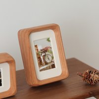 3/4/5-inch Solid Wood Mini Palm Small Stand Photo Frame Suitable for Baby and Children's Frame Mounting