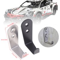 6Pcs/lot Goods Wall Mount Hook for MOC Technic F1 W14 E Wall Hanging Cars Display Rack 42171 Wall Hooks