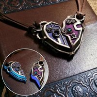 Arcanne Caitlynn Vi Necklace Cosplay Pendant Men Women Game Disguise Magnet Lovers Chain Fantasy Halloween Custome Accessories
