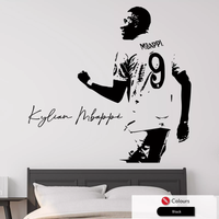 Kylian Mbappe piłka nożna samoprzylepna zdejmowana naklejka ścienna naklejka artystyczna dekoracja ścienna