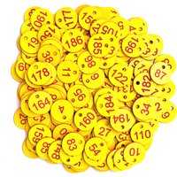 1-200 Numbered Label Husbandry Beehive Tag Beekeeping Box Sequential Numbers Animal Livestock Marker for Farm