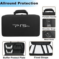 Carrying Case For PS5 Pro Bag Gamepad Console Controller Headphone Protective Travel Storage Handbag For Playstation 5 Pro