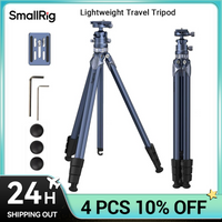 SmallRig 63" Lightweight Travel Tripod, Camera Tripod with Compact Unconventional Center Column,360° Ball Head,QR Plate,Load 8KG