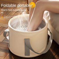 Foldable Portable Folding Foot Soak Bath Tub with Heat Preservation - Multifunctional Deep Basin, Foot Spa Bucket massagem
