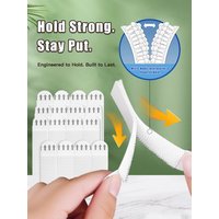 4/20 Pcs Heavy Duty Reusable Hook And Loop Tape Adhesive Strips Removable for Wall Mounting No Residue for Picture Frame Route