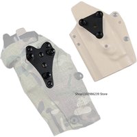 G-Code RTI DUTY Mount Pistol Holster Adapter for Drop Leg Platform Tactical MOLLE Waist Belt Base for Shooting Hunting Airsoft