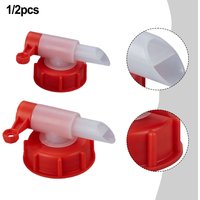 1Pc/2pc Garden Pouring Tap Spout Drainage Valve For DIN51 DIN61 Canister 18.9mm Drip-Free Outlet Valve For Liquid Dosing Filling