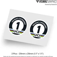 AliExpress NONE 2PCS Height 1 Category Compatible Label Certification Road Bicycle Sticker High-Quality Sticker