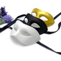 Unisex Stage Dance Masquerade Masks For Couple Venetian Cosplay Costume Halloween Carnival Prom Party Headdress Half Face Masks