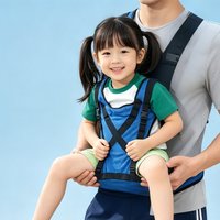 Travel-friendly, Breathable, Sweat-free, Adjustable Length Portable Child Carrier