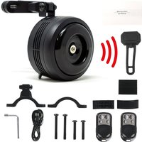 Bicycle Electric Bicycle Scooter Electric Horn Alarm Electric Super Loud Horn, Remote Control Operation Anti theft Alarm